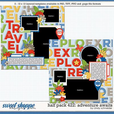 Cindy's Layered Templates - Half Pack 422: Adventure Awaits by Cindy Schneider