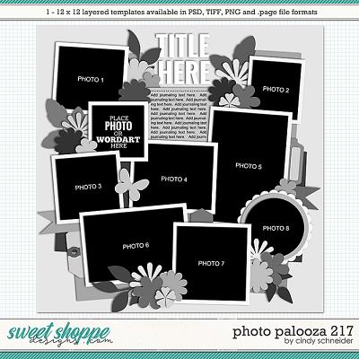 Cindy's Layered Templates - Photo Palooza 217 by Cindy Schneider