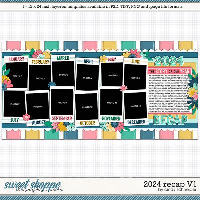 Cindy's Layered Templates - 2024 Recap V.1 by Cindy Schneider