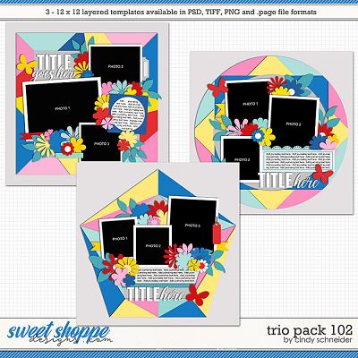 Cindy's Layered Templates - Trio Pack 102 by Cindy Schneider