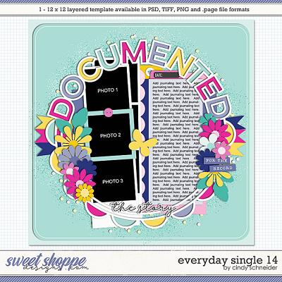 Cindy's Layered Templates - Everyday Single 14 by Cindy Schneider