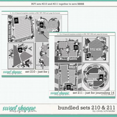 Cindy's Layered Templates - Bundled Sets #210-211 by Cindy Schneider
