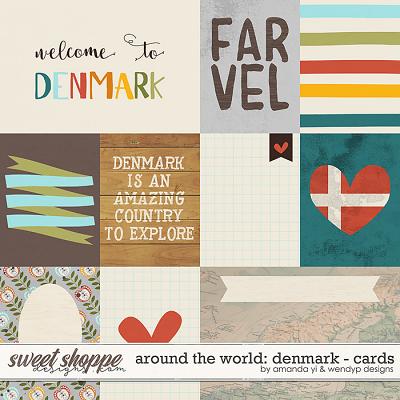 Around the world: Denmark cards by Amanda Yi & WendyP Designs