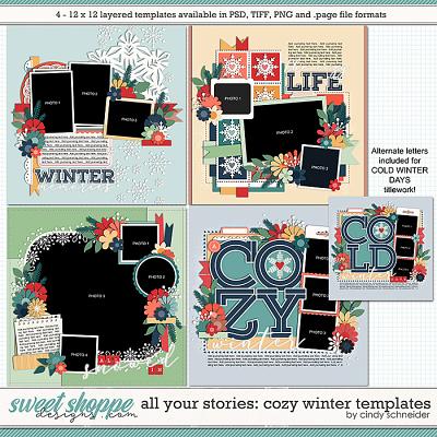 Cindy's Layered Templates - All Your Stories: Cozy Winter by Cindy Schneider