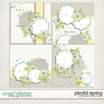 Playful Spring Layered Templates 