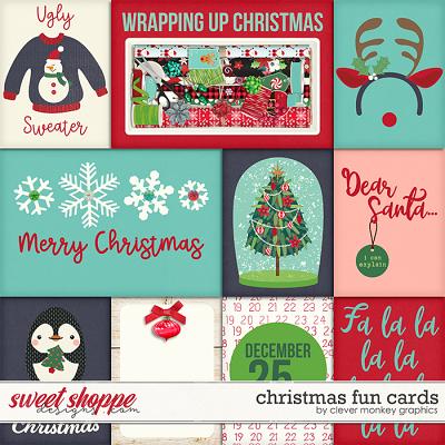 Christmas Fun Cards by Clever Monkey Graphics 