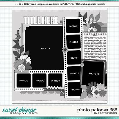 Cindy's Layered Templates - Photo Palooza 359 by Cindy Schneider