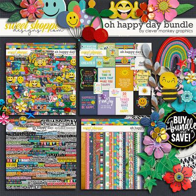 Oh Happy Day Bundle by Clever Monkey Graphics