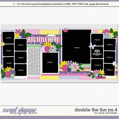 Cindy's Layered Templates - Double the Fun No. 4 by Cindy Schneider