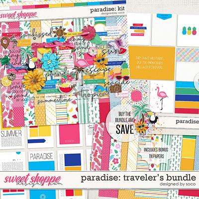 Paradise: Traveler's Bundle | Designed by Soco