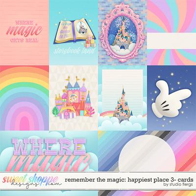 Remember the Magic: HAPPIEST PLACE 3- CARDS by Studio Flergs
