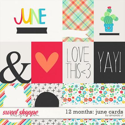 12 Months: June Cards by Amanda Yi