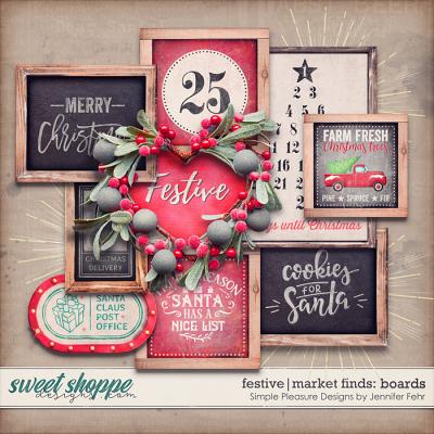 festive market finds boards: simple pleasure designs by jennifer fehr