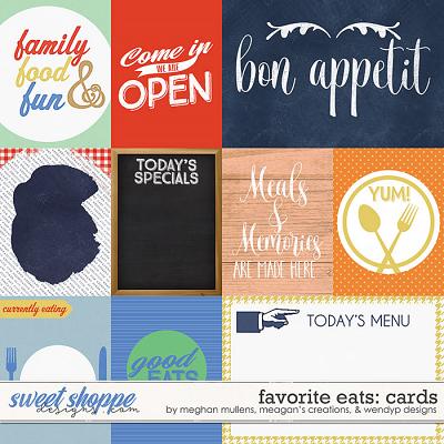 Favorite eats - Cards by Meghan Mullens, Meagan's Creations & WendyP Designs