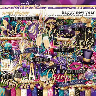 Happy new year by Digital Scrapbook Ingredients & WendyP Designs