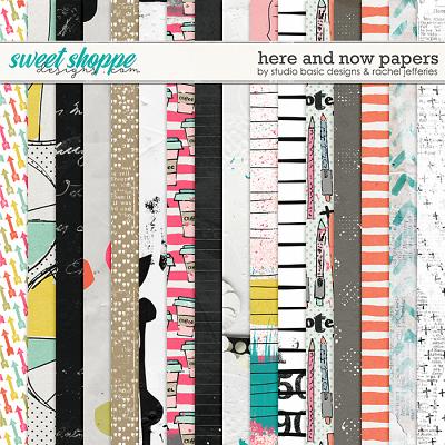 Here And Now Papers by Studio Basic Designs and Rachel Jefferies
