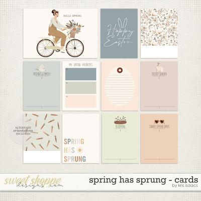 Spring Has Sprung | Journal Cards - by Kris Isaacs Designs