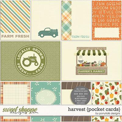 Harvest Pocket Cards by Ponytails
