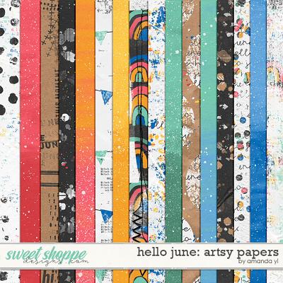 Hello June: artsy papers by Amanda Yi