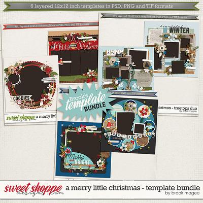 Brook's Templates - A Merry Little Christmas - Template Bundle by Brook Magee