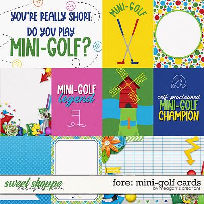 Fore: Mini-Golf Cards by Meagan's Creations
