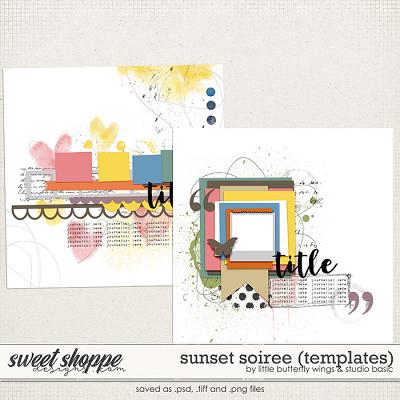 Sunset Soiree Templates by Little Butterfly Wings & Studio Basic