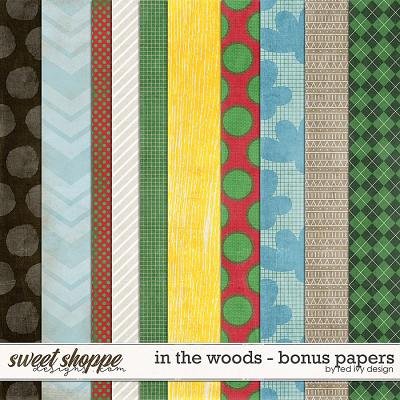 In The Woods - Bonus Papers by Red Ivy Design