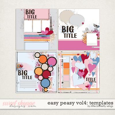 Easy Peasy vol04: templates by Little Butterfly Wings