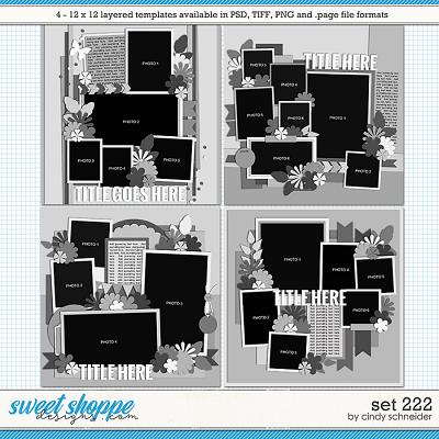 Cindy's Layered Templates - Set 222 by Cindy Schneider