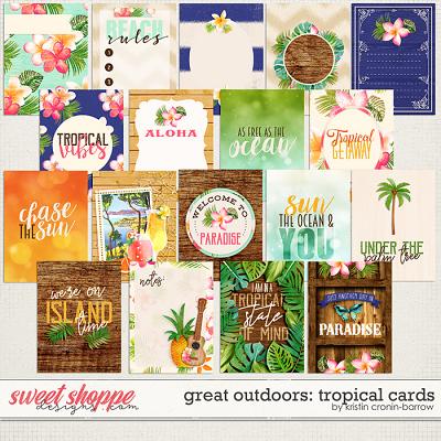 Great Outdoors: Tropical Cards by Kristin Cronin-Barrow