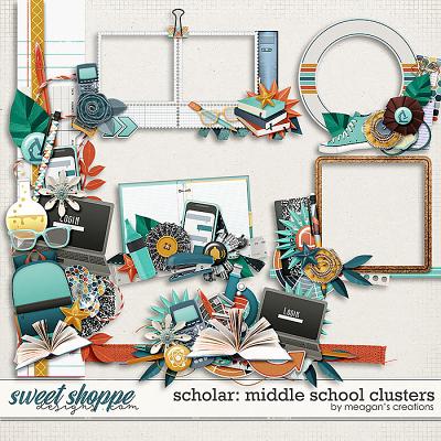 Scholar: Middle School Clusters by Meagan's Creations