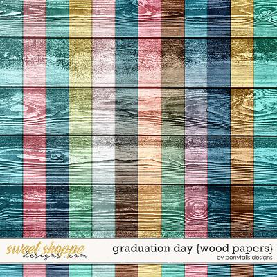 Graduation Day Wood Papers by Ponytails