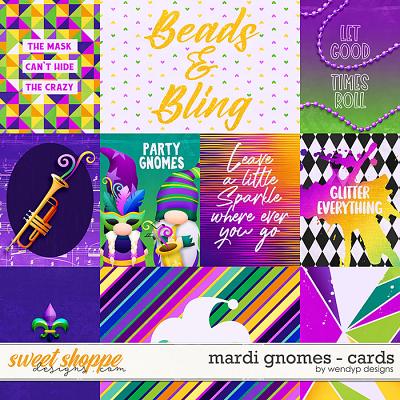 Mardi Gnomes - Cards by WendyP Designs