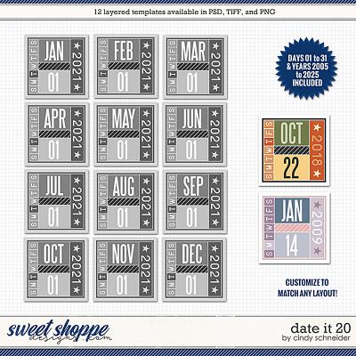 Cindy's Layered Templates - Date It 20 by Cindy Schneider