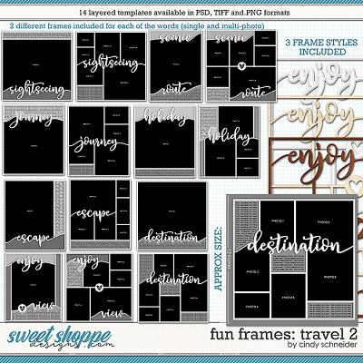Cindy's Layered Templates - Fun Frames: Travel 2 by Cindy Schneider