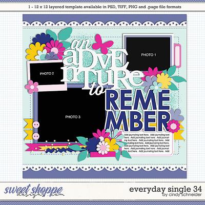 Cindy's Layered Templates - Everyday Single 34 by Cindy Schneider