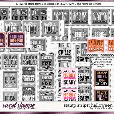 Cindy's Layered Templates - Stamp Strips: Halloween by Cindy Schneider