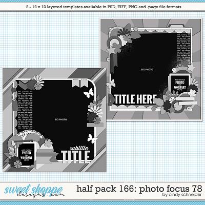 Cindy's Layered Templates - Half Pack 166: Photo Focus 78 by Cindy Schneider