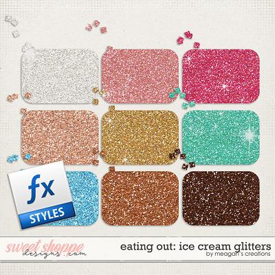 Eating Out: Ice Cream Glitters by Meagan's Creations