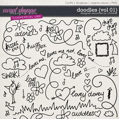 Doodles {Vol 01} by Christine Mortimer