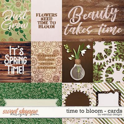 Time to bloom - cards by WendyP Designs