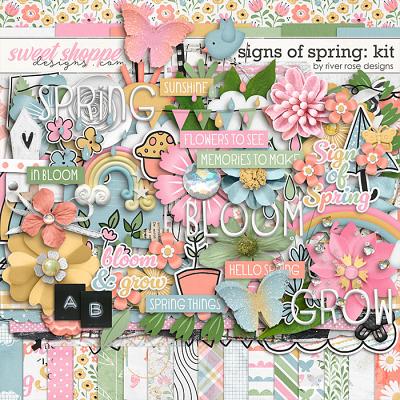 Signs of Spring: Kit by River Rose Designs