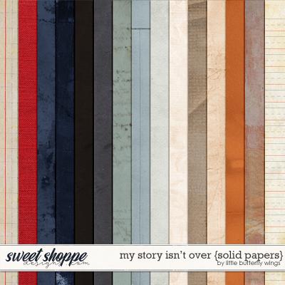 My story isn't over {solid papers} by Little Butterfly Wings