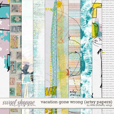 Vacation Gone Wrong (artsy papers) by Little Butterfly Wings