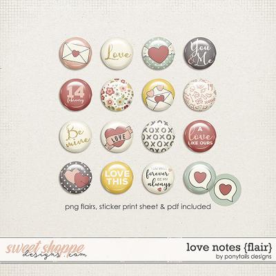Love Notes Flair by Ponytails
