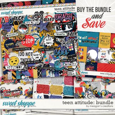Teen Attitude: Collection Bundle by Meagan's Creations