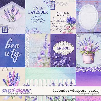 Lavender Whispers {cards} by Blagovesta Gosheva