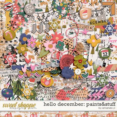 Hello December: paints&stuff by Amanda Yi