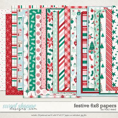 Festive 6x8 Papers by Traci Reed