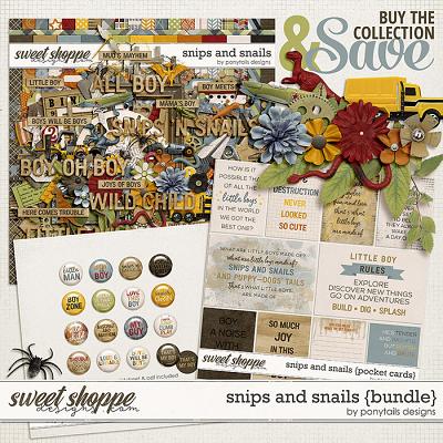 Snips and Snails Bundle by Ponytails